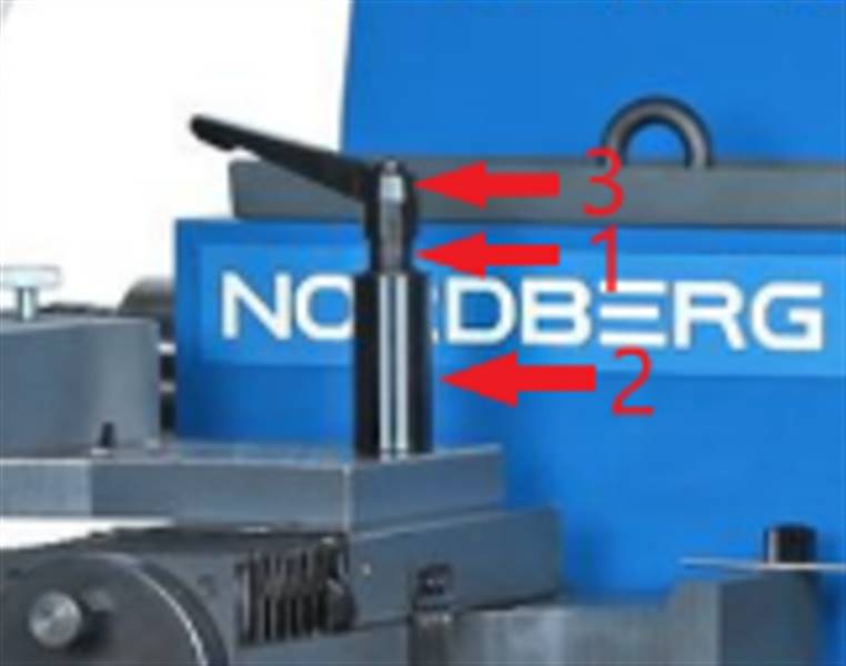 Ручка в сборе для NL6 NORDBERG 01-00011016